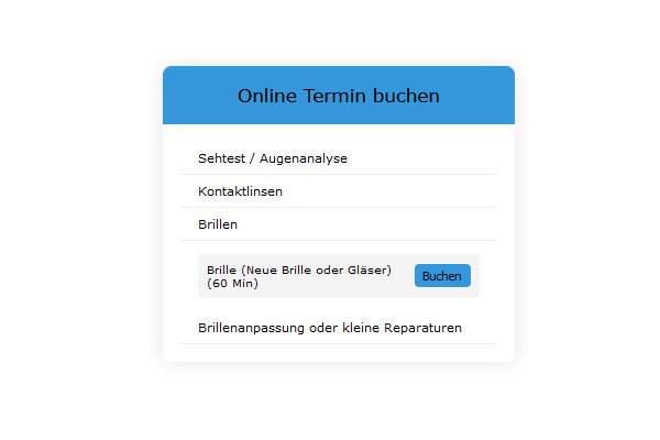Online-Kalender auf einem Tablet